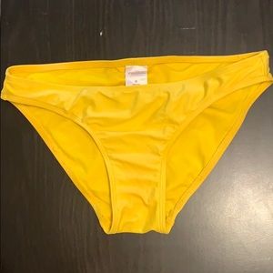 Yellow bikini bottoms
